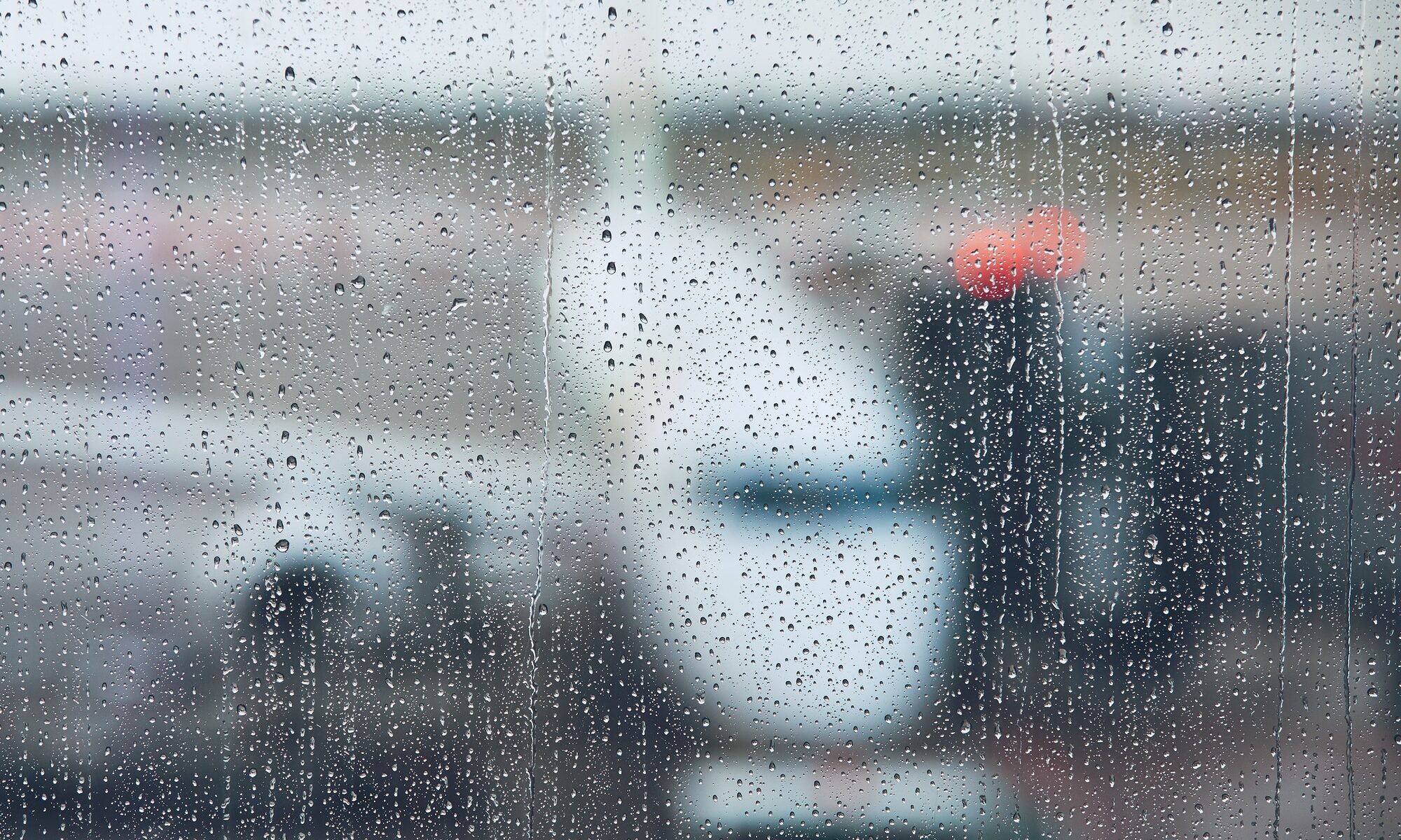 Storm at the airport