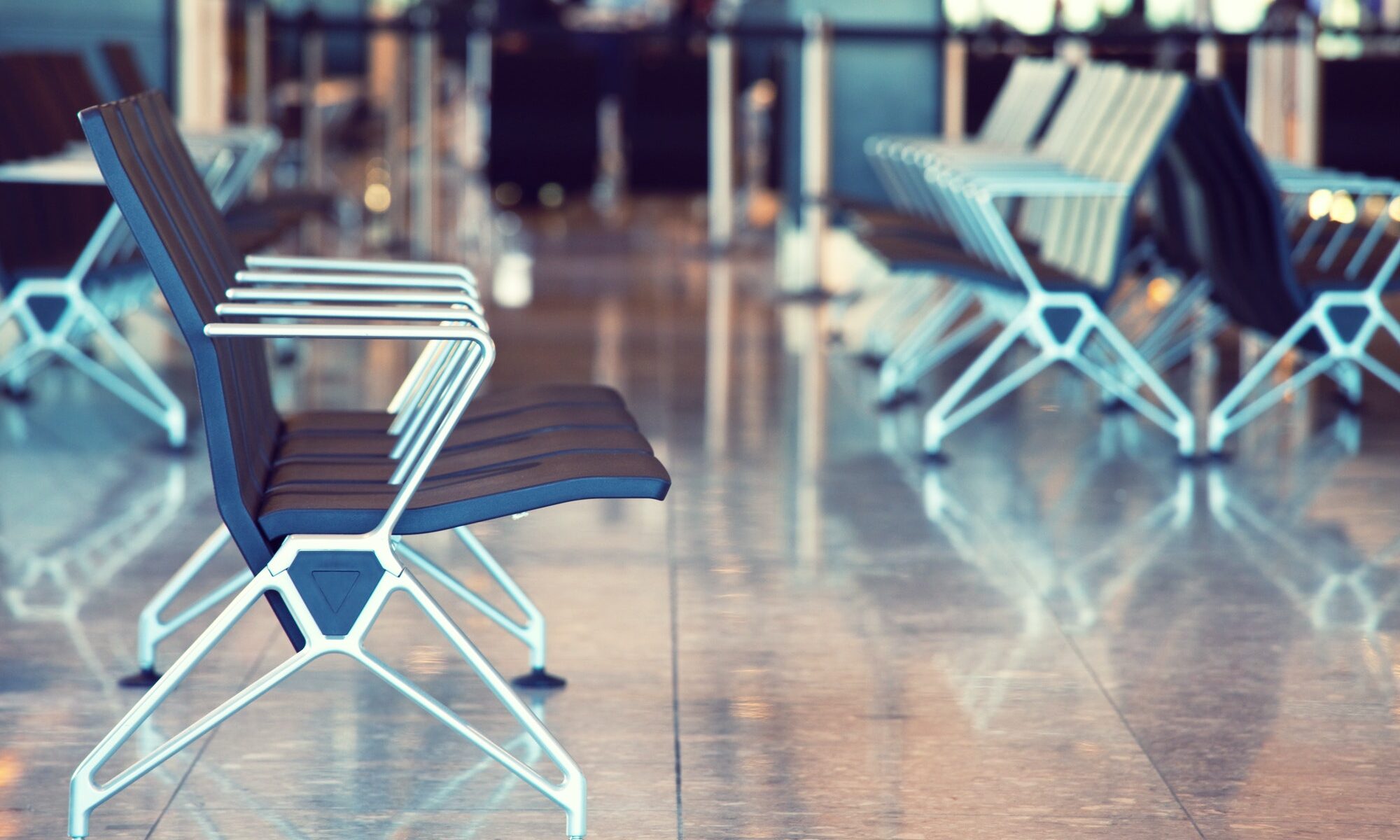 Empty airport