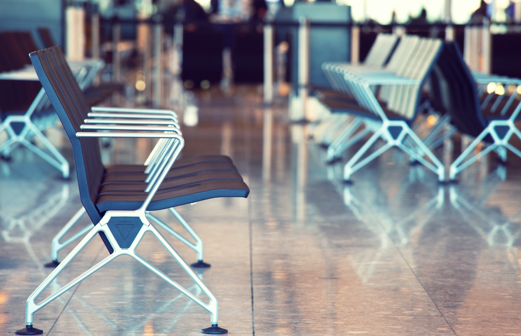 Empty airport
