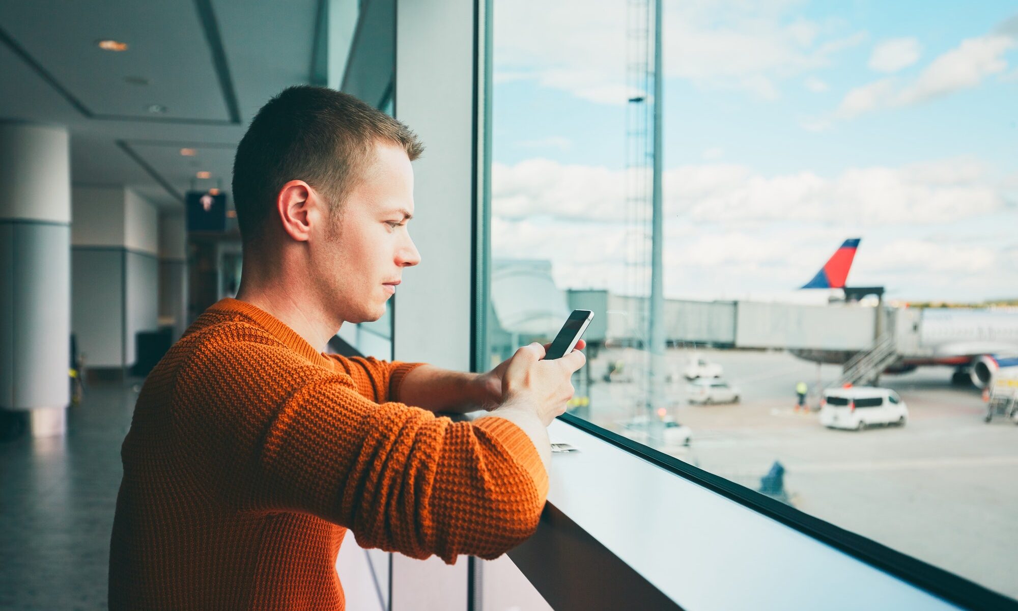 Waiting for a flight